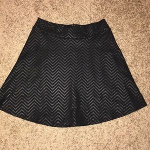 High waisted mini skirt